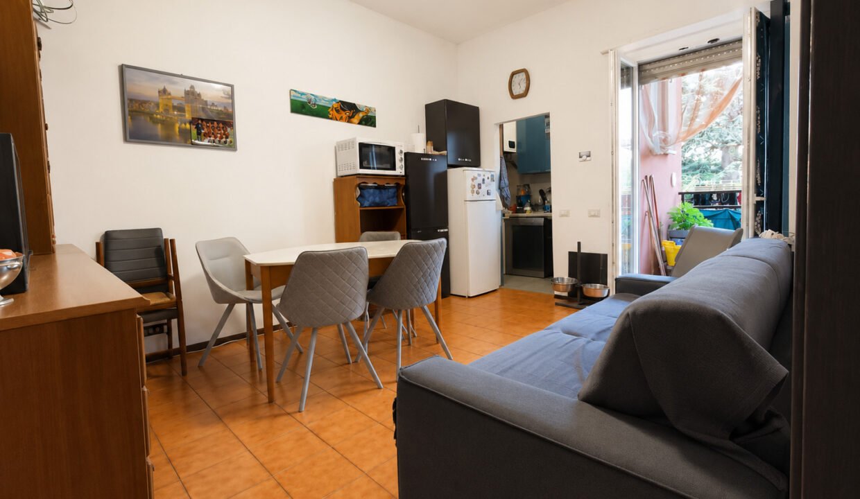 sala con cucinotto